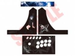 (筐体型アーケードコントローラ アケつく用)ステッカー　カラス